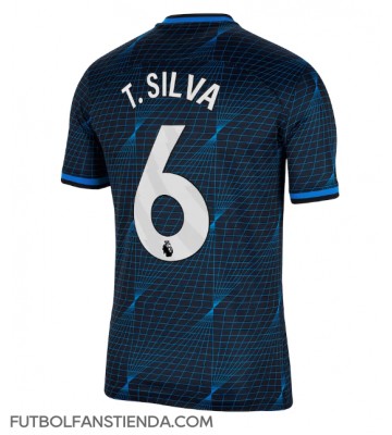 Chelsea Thiago Silva #6 Segunda Equipación 2023-24 Manga Corta